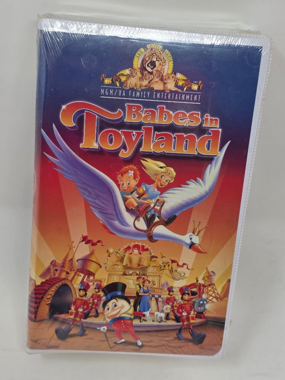 Vintage Factory Sealed VHS Double Feature: Babes in Toyland & An All Dogs Christ